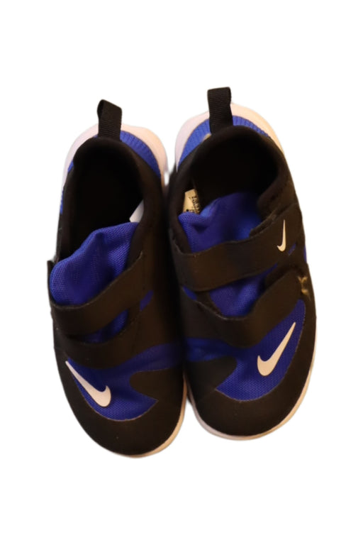 A Blue Sneakers from Nike in size 4T for boy. (Front View)