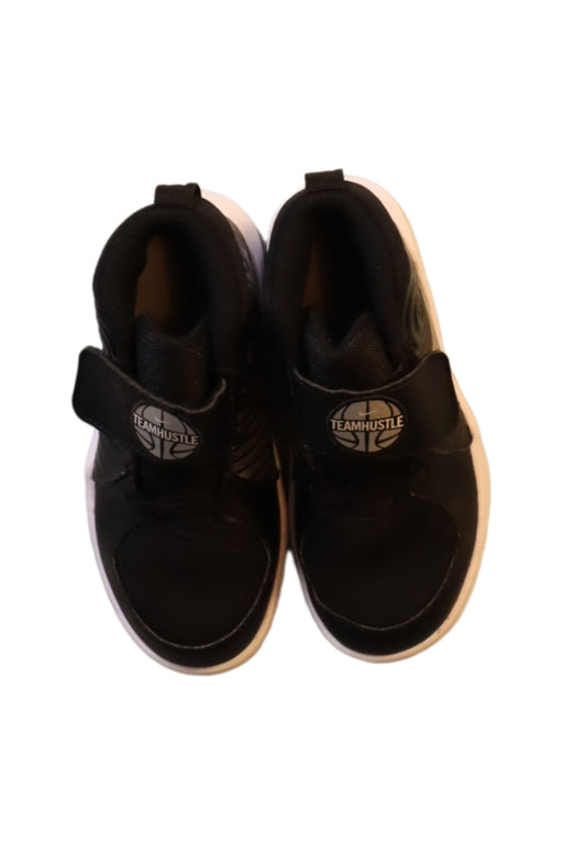 A Black Sneakers from Nike in size 4T for boy. (Front View)