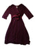 A Purple Long Sleeve Dresses from Maternal America in size L for maternity. (Front View)