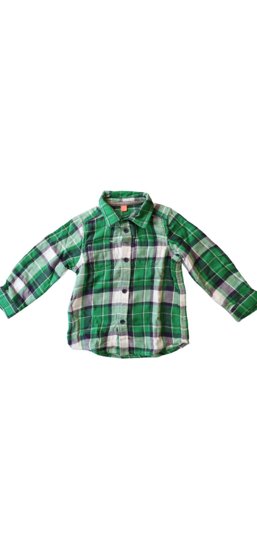 A Green Shirts from Little Bird in size 18-24M for boy. (Front View)