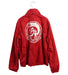 A Red Lightweight Jackets from Diesel in size 12Y for boy. (Back View)