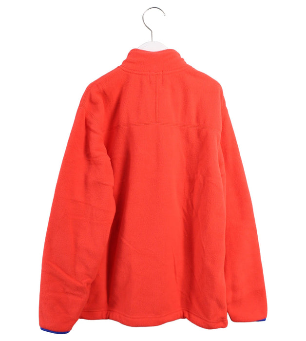 A Orange Zippered Sweatshirts from BAPE KIDS in size 14Y for boy. (Back View)