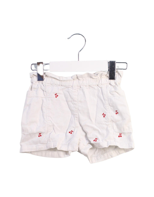 A White Shorts from Bonpoint in size 2T for girl. (Front View)