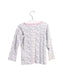 A Blue Long Sleeve Tops from Petit Bateau in size 4T for girl. (Back View)