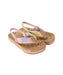 A Brown Sandals from Reef in size 12-18M for girl. (Front View)