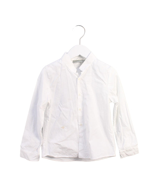 A White Shirts from Dior in size 5T for girl. (Front View)