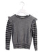 A Grey Knit Sweaters from Bonpoint in size 6T for girl. (Front View)