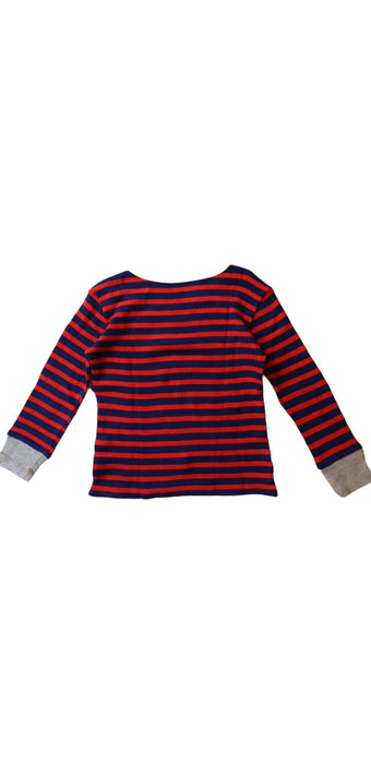 A Red Long Sleeve T Shirts from Crewcuts in size 3T for boy. (Back View)