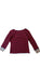 A Red Long Sleeve T Shirts from Crewcuts in size 3T for boy. (Back View)