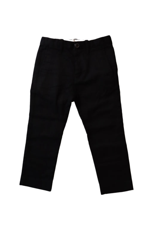 A Black Casual Pants from Crewcuts in size 3T for boy. (Front View)