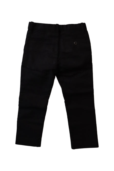 A Black Casual Pants from Crewcuts in size 3T for boy. (Back View)