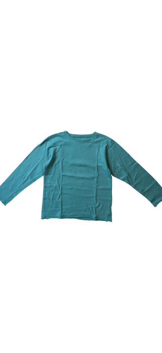 A Blue Long Sleeve Tops from Mini Mioche in size 4T for boy. (Front View)