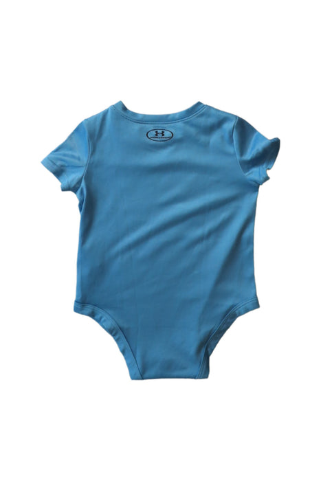 A Blue Short Sleeve Bodysuits from Under Armour in size 6-12M for boy. (Back View)