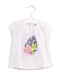 A White Short Sleeve Tops from Jean Bourget in size 2T for girl. (Front View)