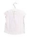 A White Short Sleeve Tops from Jean Bourget in size 2T for girl. (Back View)