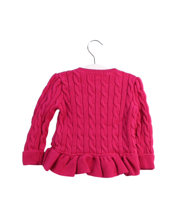 A Pink Cardigans from Ralph Lauren in size 12-18M for girl. (Back View)