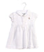 A White Short Sleeve Dresses from Ralph Lauren in size 6-12M for girl. (Front View)