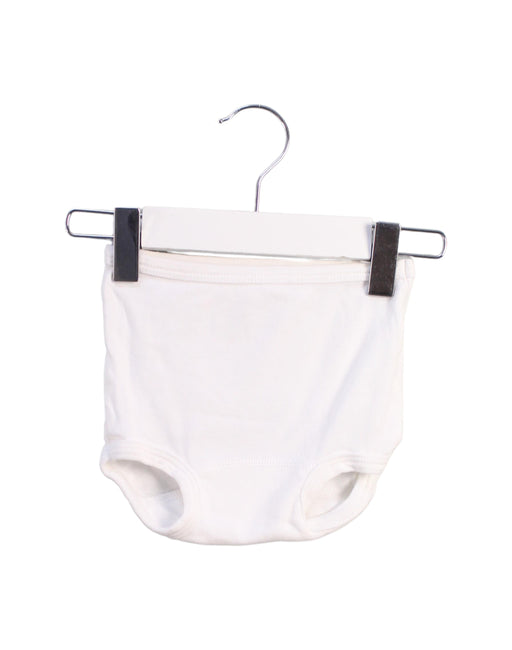 A White Bloomers from Petit Bateau in size 6-12M for boy. (Front View)