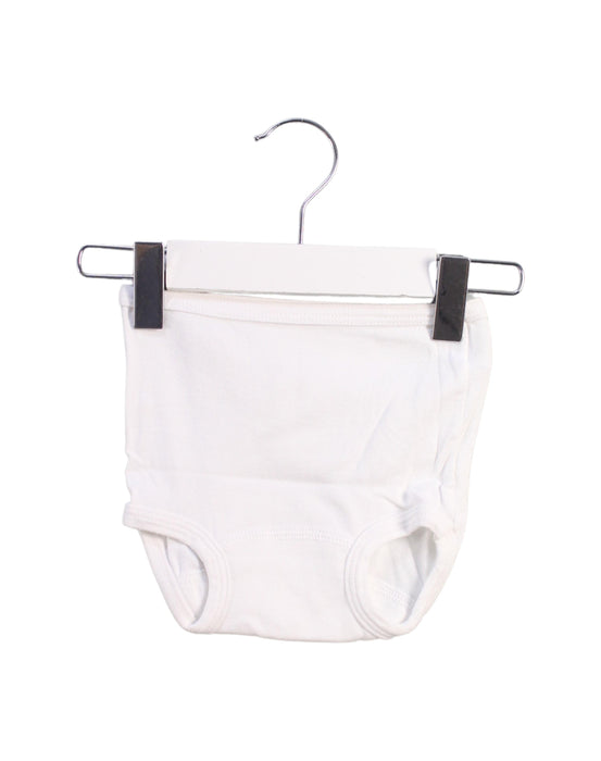 A White Bloomers from Petit Bateau in size 6-12M for boy. (Front View)