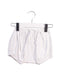 A White Bloomers from Petit Bateau in size 6-12M for girl. (Front View)