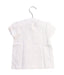 A White Short Sleeve Tops from Petit Bateau in size 12-18M for girl. (Back View)