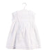 A White Short Sleeve Dresses from Petit Bateau in size 12-18M for girl. (Front View)