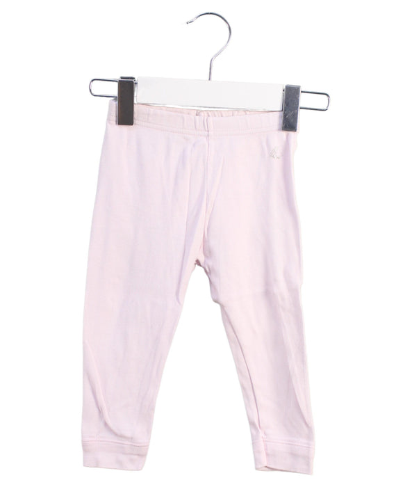 A Pink Leggings from Petit Bateau in size 12-18M for girl. (Front View)