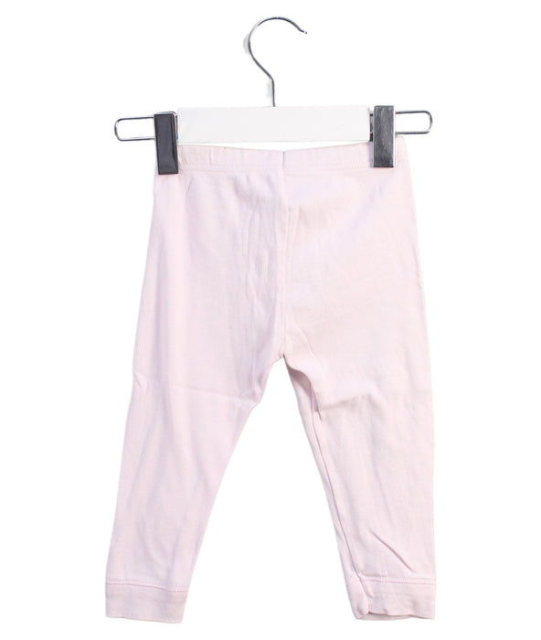 A Pink Leggings from Petit Bateau in size 12-18M for girl. (Back View)