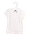 A White Short Sleeve Tops from Petit Bateau in size 3T for girl. (Front View)