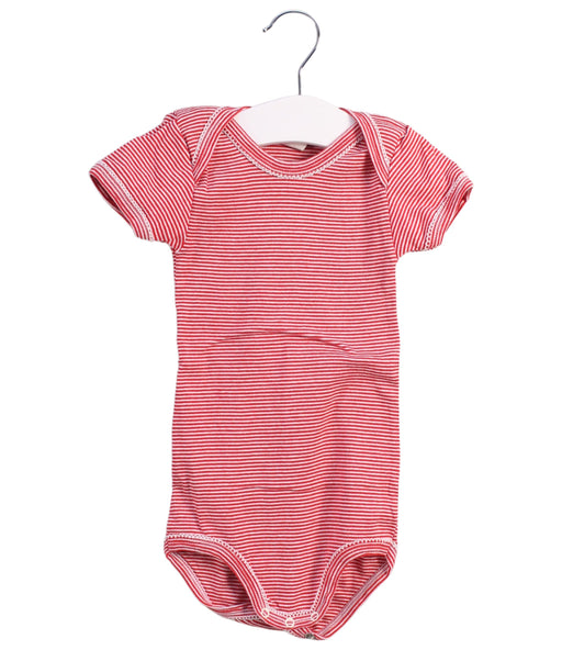 A White Short Sleeve Bodysuits from DEYROLLE x Petit Bateau in size 2T for girl. (Front View)