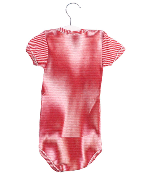 A White Short Sleeve Bodysuits from DEYROLLE x Petit Bateau in size 2T for girl. (Back View)