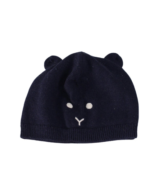 A Navy Beanies from Petit Bateau in size O/S for boy. (Front View)