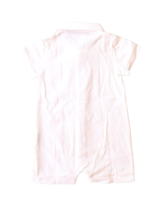 A White Short Sleeve Rompers from Nicholas & Bears in size 3-6M for boy. (Back View)