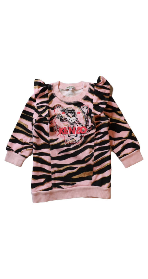 A Pink Crewneck Sweatshirts from Kenzo in size 2T for girl. (Front View)