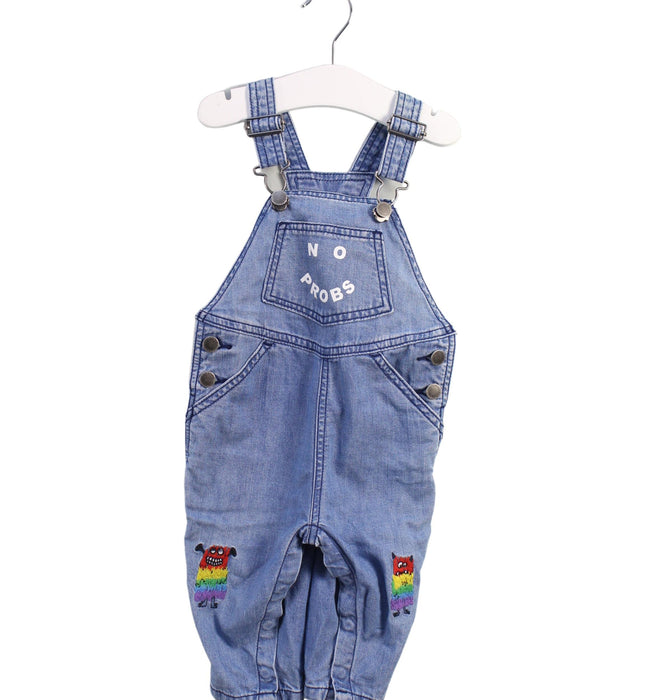 A Blue Long Overalls from Stella McCartney in size 6-12M for girl. (Front View)