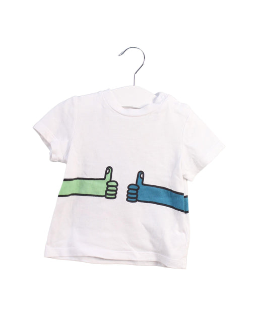 A White Short Sleeve Tops from Stella McCartney in size 3-6M for boy. (Front View)