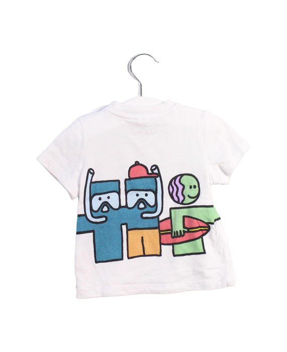 A White Short Sleeve Tops from Stella McCartney in size 3-6M for boy. (Back View)