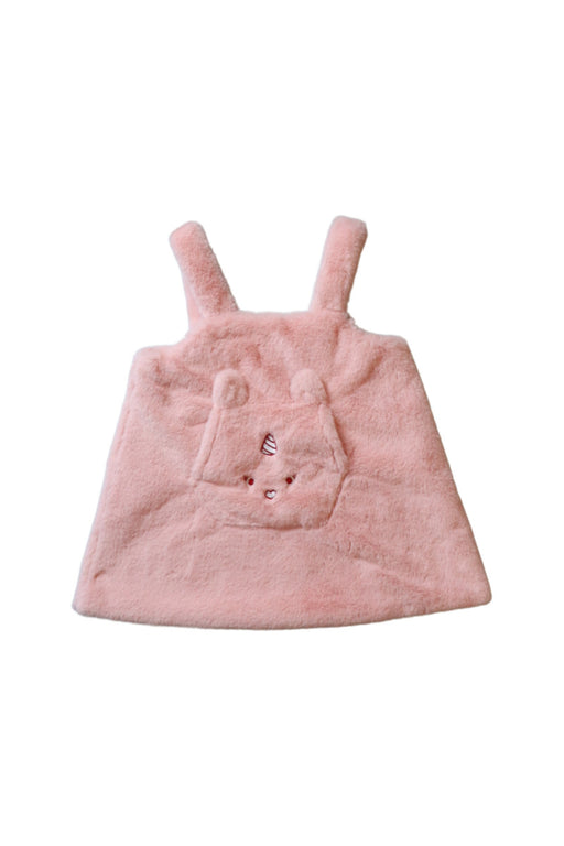 A Pink Sleeveless Dresses from Chickeeduck in size 12-18M for girl. (Front View)