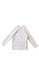 A White Rash Guards from Charlie Banana in size 6-12M for neutral. (Back View)