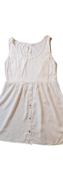 A White Sleeveless Tops from Seraphine in size XS for maternity. (Front View)