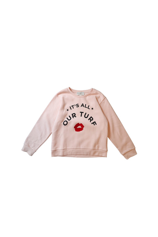 A Pink Crewneck Sweatshirts from Être Petite in size 9Y for girl. (Front View)