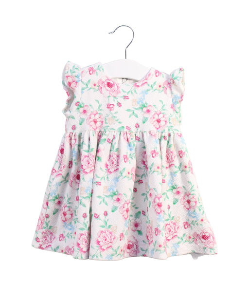 A Pink Sleeveless Dresses from Chicco in size 6-12M for girl. (Front View)