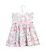 A Pink Sleeveless Dresses from Chicco in size 6-12M for girl. (Back View)