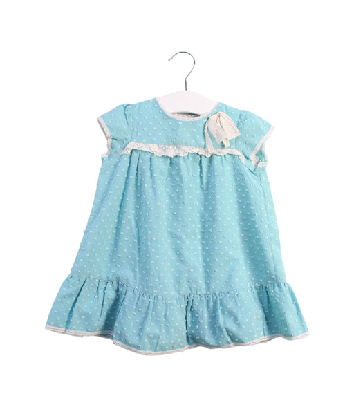 A Blue Dress Sets from Nanos in size 2T for girl. (Front View)