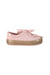 A Pink Sneakers from Mini Melissa in size 12-18M for girl. (Back View)