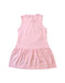 A Pink Sleeveless Dresses from Fendi in size 4T for girl. (Back View)