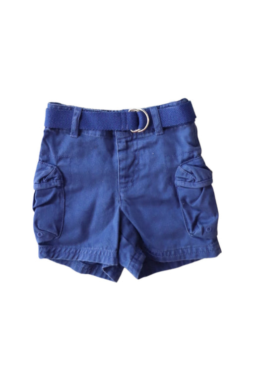 A Navy Shorts from Ralph Lauren in size 3-6M for boy. (Front View)