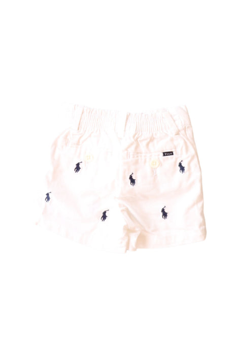 A White Shorts from Ralph Lauren in size 3-6M for boy. (Back View)