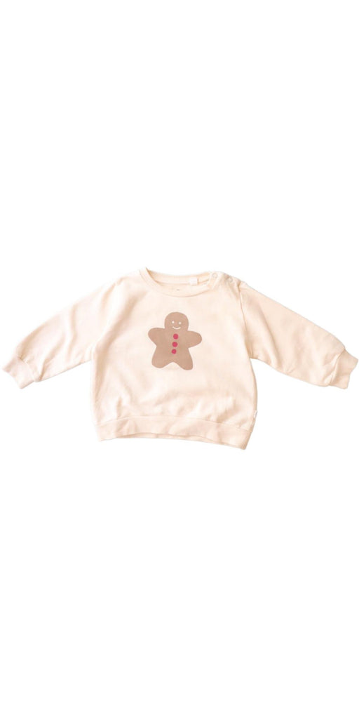 A Ivory Crewneck Sweatshirts from Mori in size 3-6M for neutral. (Front View)