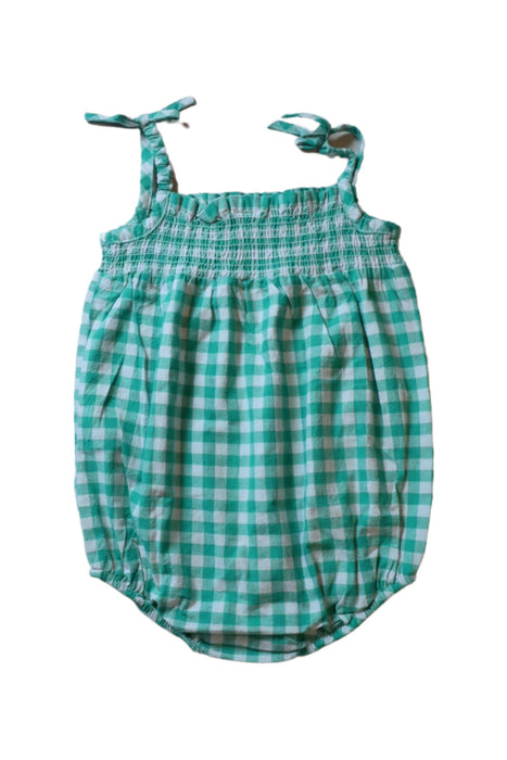 A Green Sleeveless Bodysuits from Seed in size 18-24M for girl. (Back View)